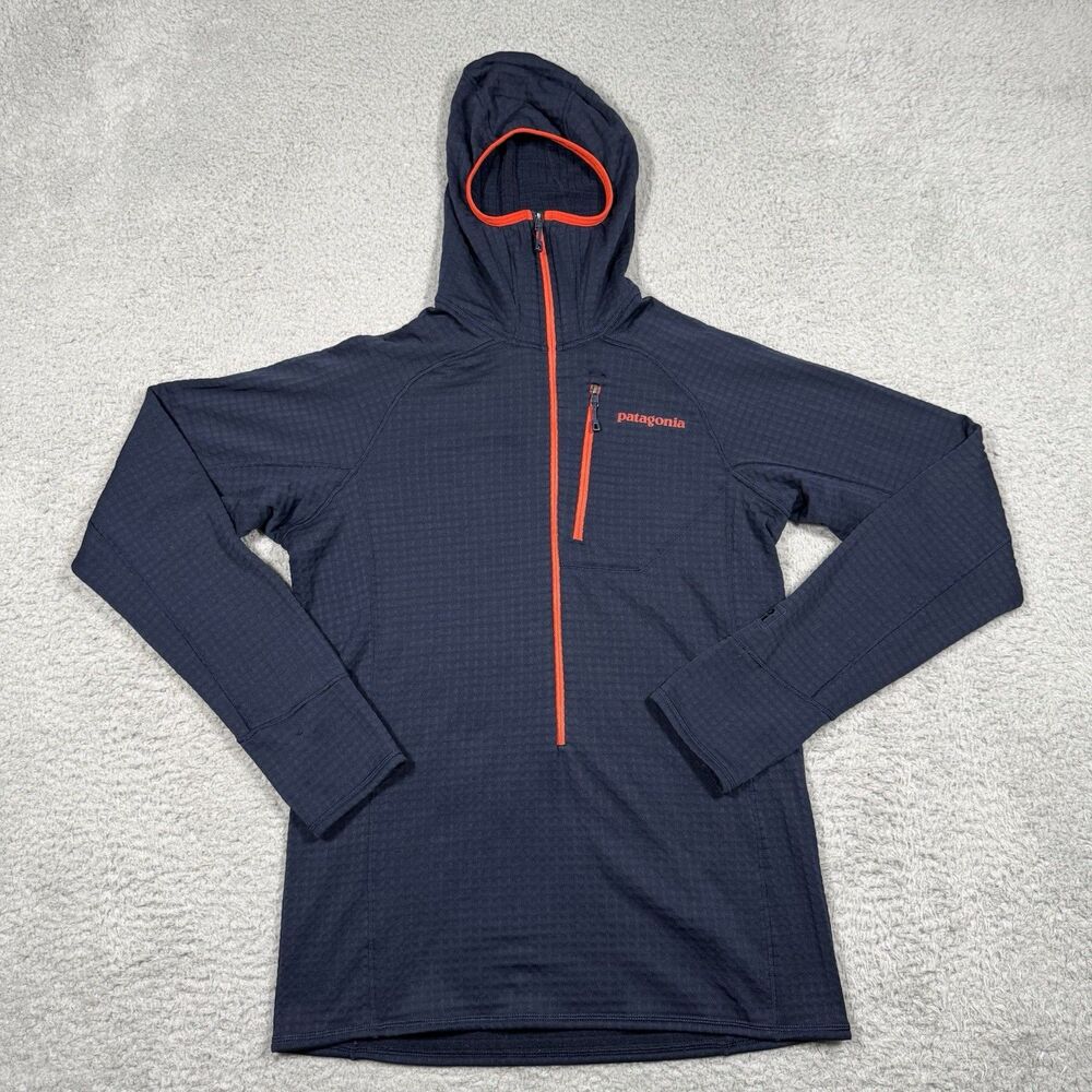 Patagonia Men's R1 Hoody Navy Blue Size S